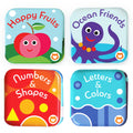 Fruit, Ocean, ABC, & Numbers Bath Books