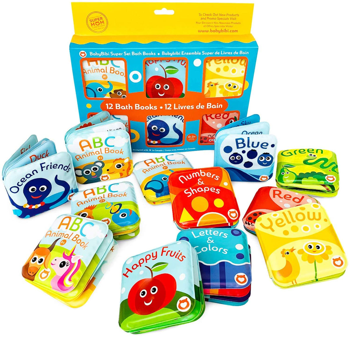 Super Bath Book Set of 12
