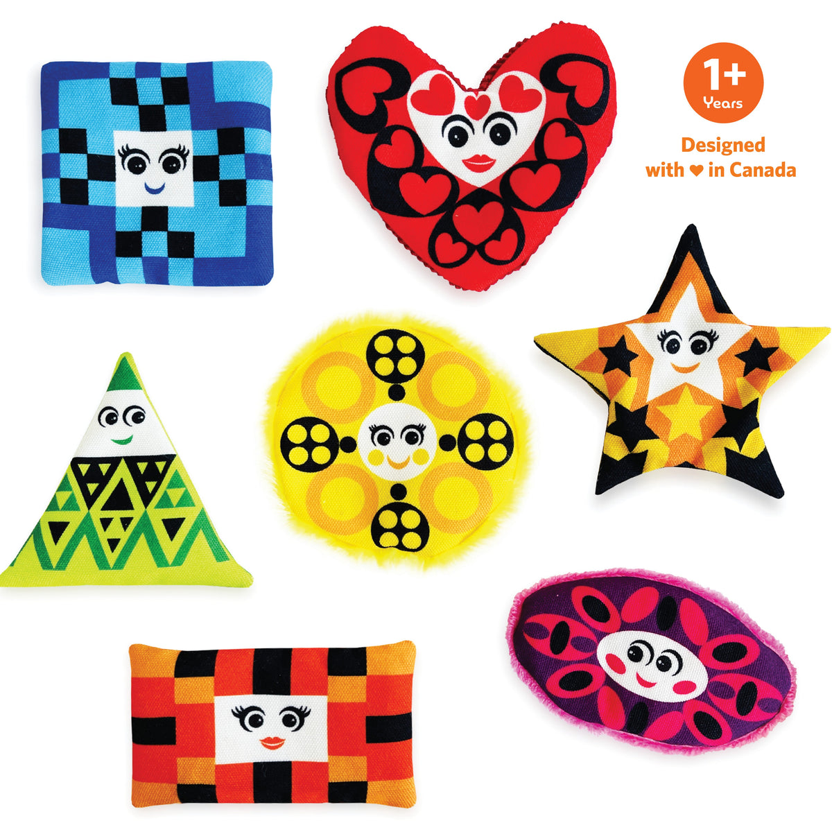 Bean Shapes with Graphics and Textures