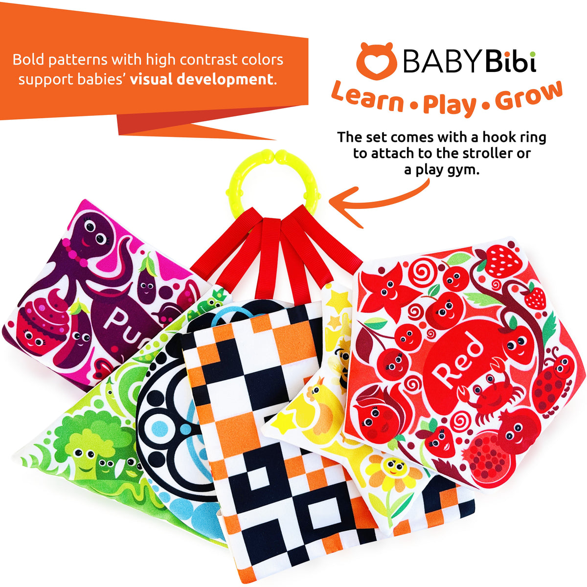 Crinkly Shapes Sensory Toy for Babies