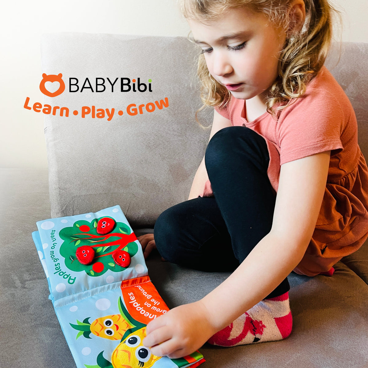Veggies & Fruits Cloth Book