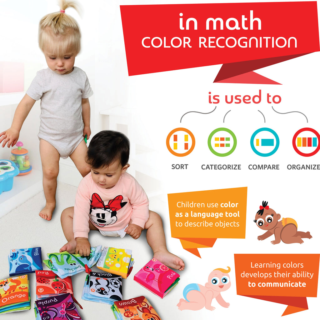 Color Recognition Cloth Books
